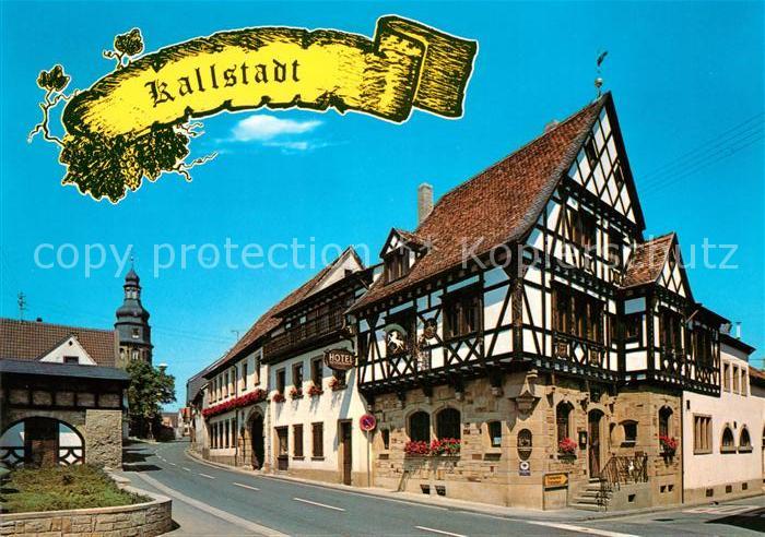 Kallstadt Rheinland-Pfalz Ortsansicht Hotel Kirche