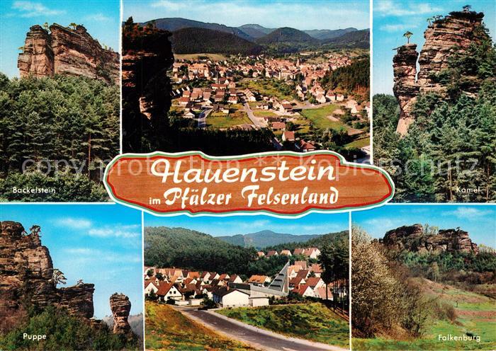 Hauenstein Pfalz Backelstein Kamel Falkenburg Puppe Panorama