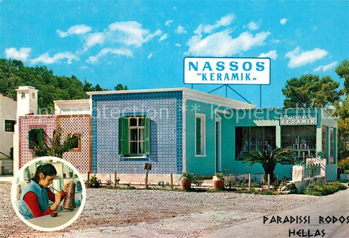 Rhodos Rhodes aegaeis Nassos Keramik