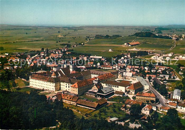 Metten Donau Fliegeraufnahme Benediktinerabtei