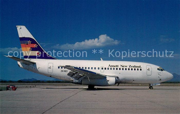 Flugzeuge Zivil Ansett New Zealand Boeing 737-112 c/n 19770 ZK-NED