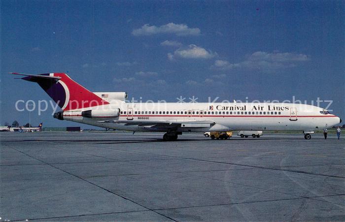 Flugzeuge Zivil Carnival Air Lines Boeing 727-225 c/n 20628 N8866E