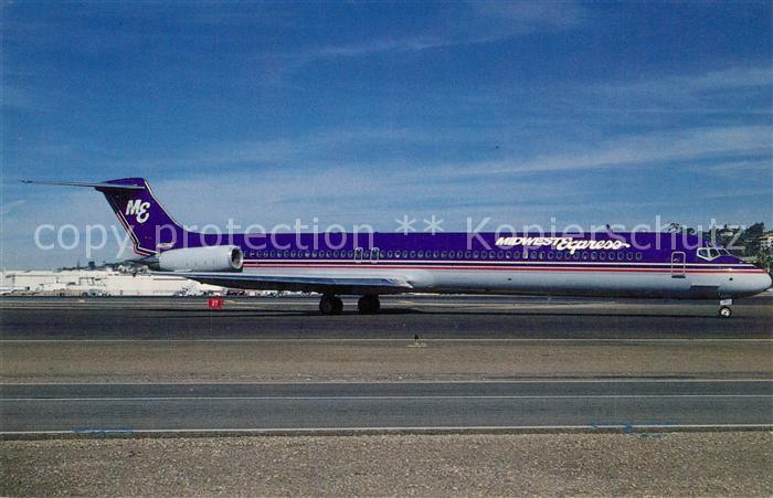Flugzeuge Zivil Midwest Express McDonnell Douglas MD-88 c/n 49762 N601ME