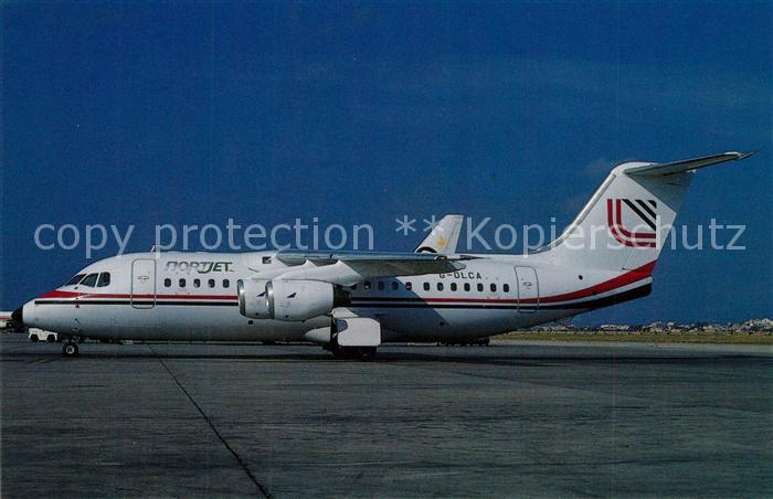 Flugzeuge Zivil Loganair Nortjet BAe 146-200 c/n E. 2099 G-OLCA