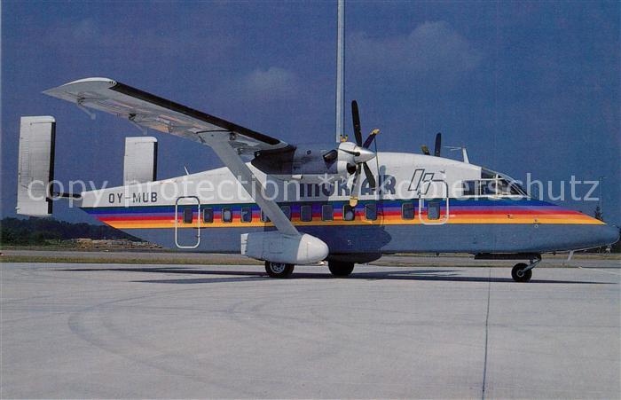 Flugzeuge Zivil Muk Air Shorts 330-200 c/n SH 3069 OY-MUB
