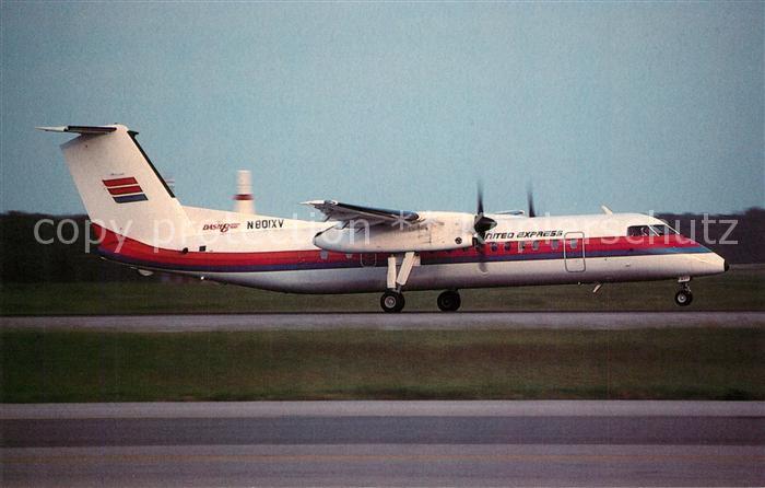 Flugzeuge Zivil United Express Presidential Airways De Havilland Dash 8-301