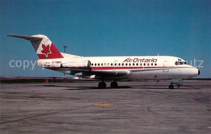 Flugzeuge Zivil Air Ontario Fokker F28-1000