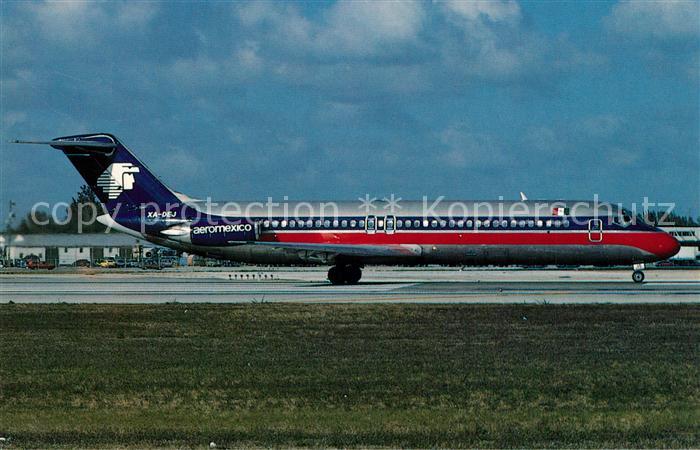 Flugzeuge Zivil Aeromexico Douglas DC-9-32 c/n 47594 XA-DEJ