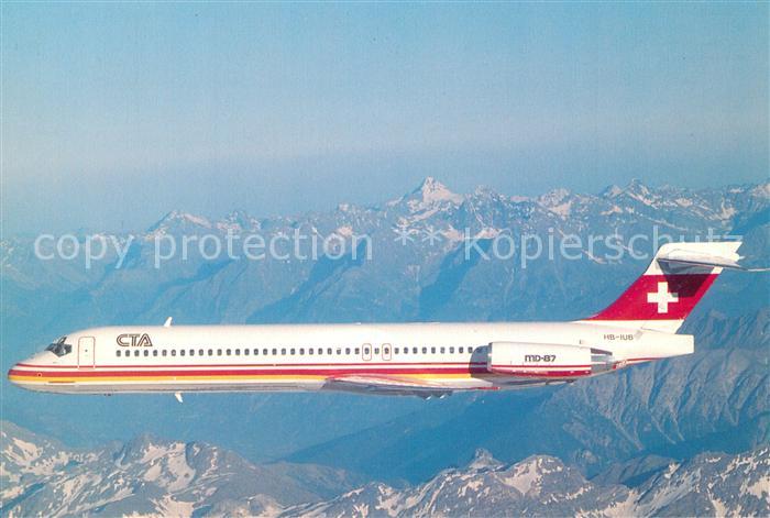 Flugzeuge Zivil CTA MD-87 HB-IUB c/n 49586