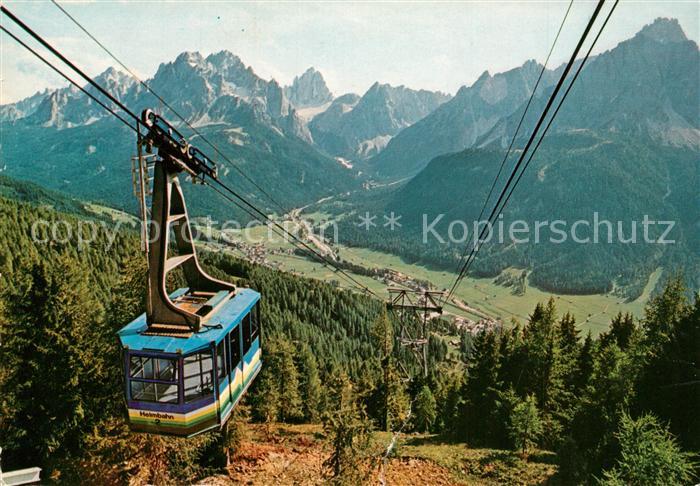 Seilbahn Helmbahn Hasenkopfl Funivia Monte Elmo Sexten Sesto