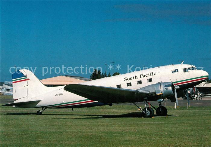 Flugzeuge Zivil South Pacific Douglas DC-3 VH-EDC c/n 12874