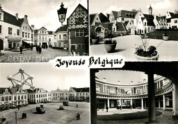 Exposition Universelle Bruxelles 1958 Belgique Joyeuse