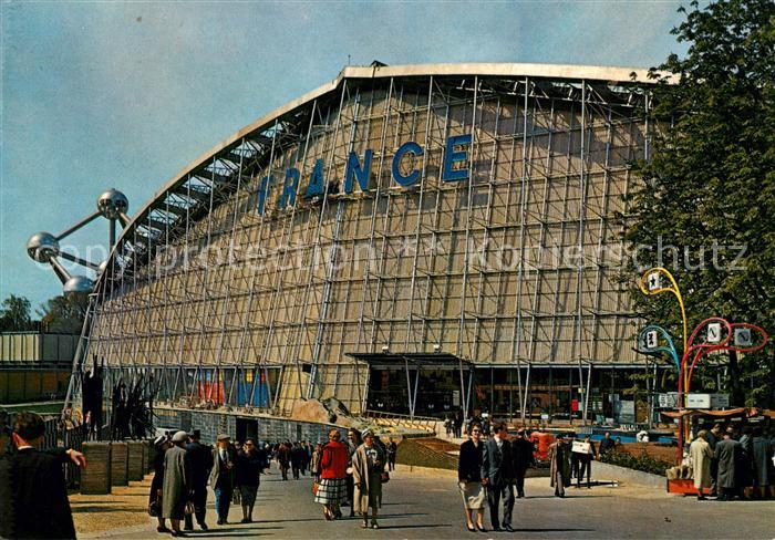Exposition Universelle Bruxelles 1958 Pavillon de la France