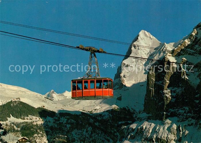 Seilbahn Schilthorn Muerren Eigernordwand