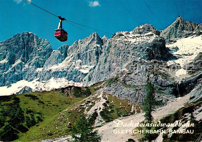 Seilbahn Dachsteinsuedwandbahn Gletscherbahn Ramsau
