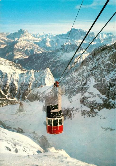 Seilbahn Funivia della Marmolada Pelmo Civetta Dolomiti