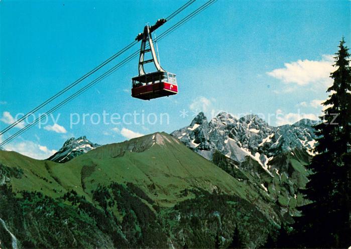 Seilbahn Fellhorn Oberstdorf Birgsautal