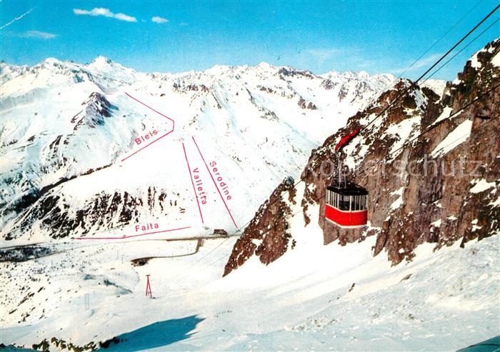 Seilbahn Funivia Passo Paradiso Passo del Tonale