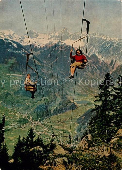 Sessellift Montafoner Hochjochbahn Schruns Kapellalpe