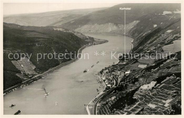 Assmannshausen Kurhaus Rheinpartie