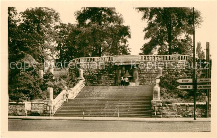 Erfurt Aufgang zum Stadtpark