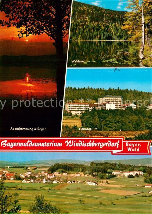 Windischbergerdorf Abendstimmung Waldsee Sanatorium Panorama