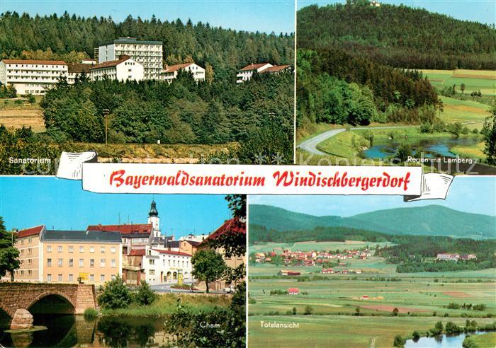 Windischbergerdorf Bayerwaldsanatorium Regen mit Lamberg Cham Panorama