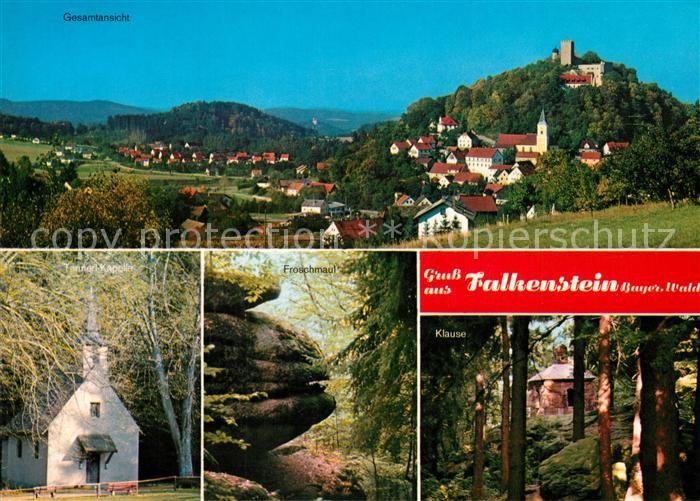 Falkenstein Oberpfalz Panorama Burg Kapelle Froschmaul Klause
