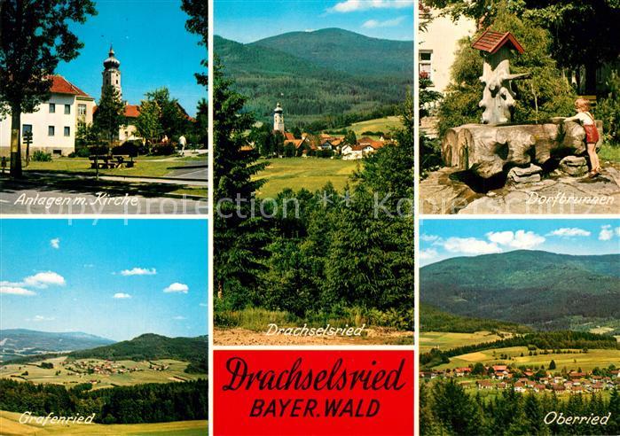 Drachselsried Kirche Panorama Grafenried Dorfbrunnen Oberried