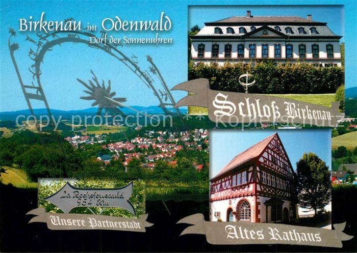 Birkenau Odenwald Panorama Schloss Birkenau Altes Rathaus