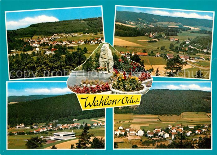 Wahlen Odenwald Teilansichten Bildstock