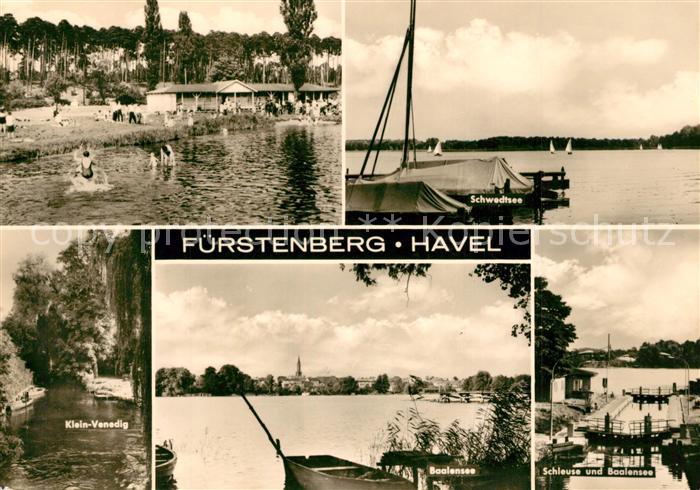 Fuerstenberg Havel Havelpartie Schwedtsee Klein Venedig Baalensee Schleuse