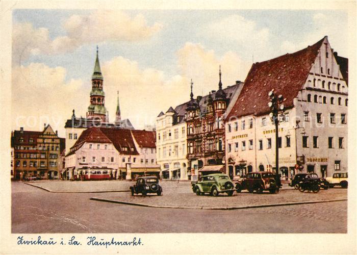 Zwickau Sachsen Hauptmarkt