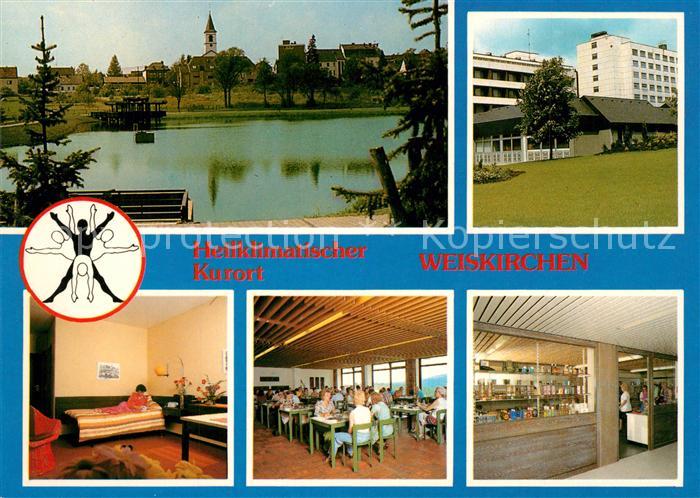 Weiskirchen Saar Saarpartie Hochwald Sanatorium Zimmer Speisesaal