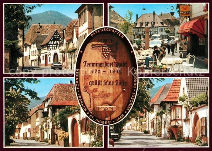 Rhodt Rietburg Theresienstrasse mit Kastanienallee