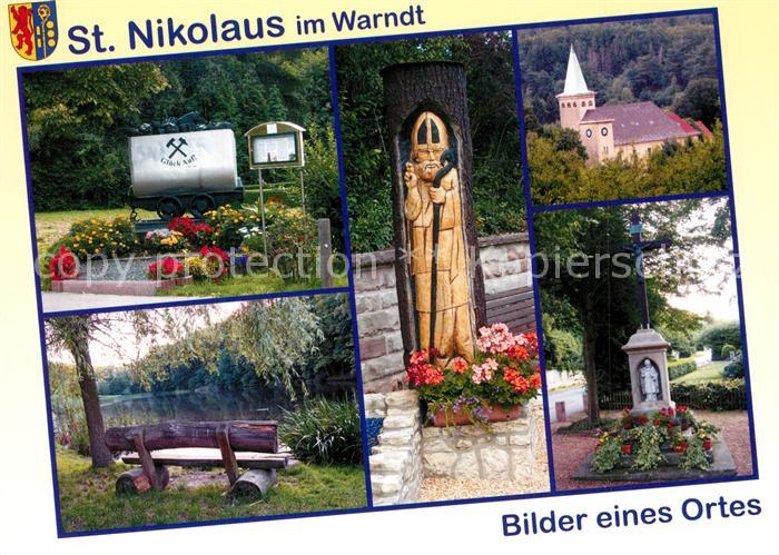Grossrosseln Park St Nikolaus im Warndt Kirche Grabstaette