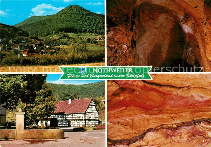 Nothweiler mit Wegelnburg Erzgrube St Anna Stollen Zeppelinbrunnen Erzader