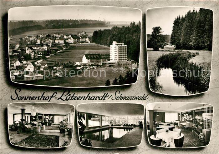 Luetzenhardt Sonnenhof Panorama Gaststube Hallenbad