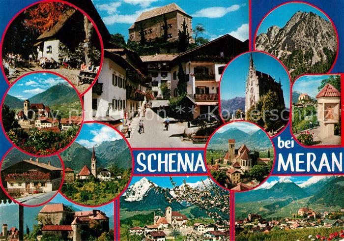 Schenna Meran Orts und Teilansichten