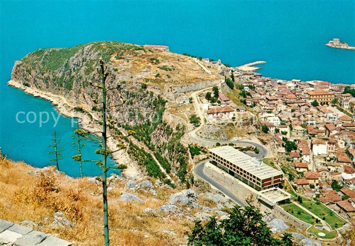 Nauplia Nauplion Stadtblick mit Bourdai