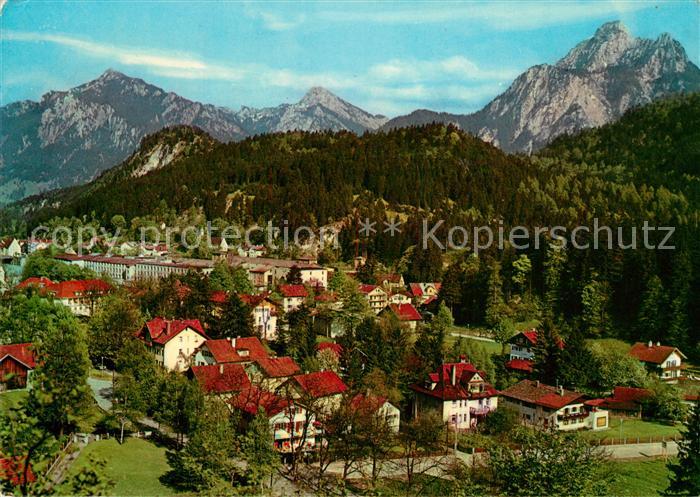 Bad Faulenbach mit Branderschrofen und Hohem Straussberg