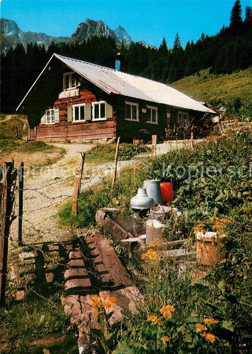 Baergunthuette mit oelberg und aelpelespitze