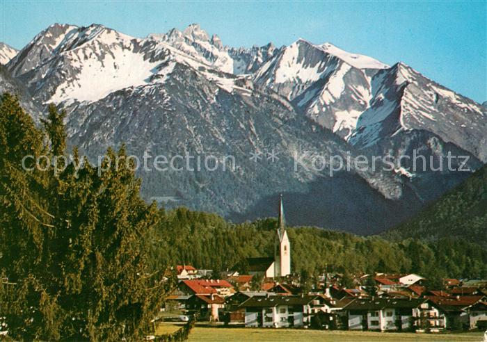Oberstdorf mit oefnerspitze Gr Krottenkopf und Fuerschiesser