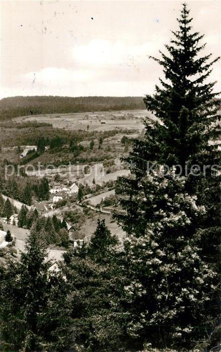 Freudenstadt Blick ins Christofstal Luftkurort Wintersportplatz im Schwarzwald