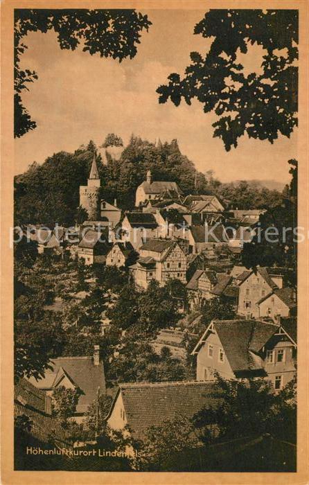 Lindenfels Odenwald Teilansicht Altstadt
