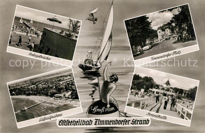 Timmendorfer Strand Anlegebruecke Timmendorfer Platz Strandhalle Seebruecke Sege