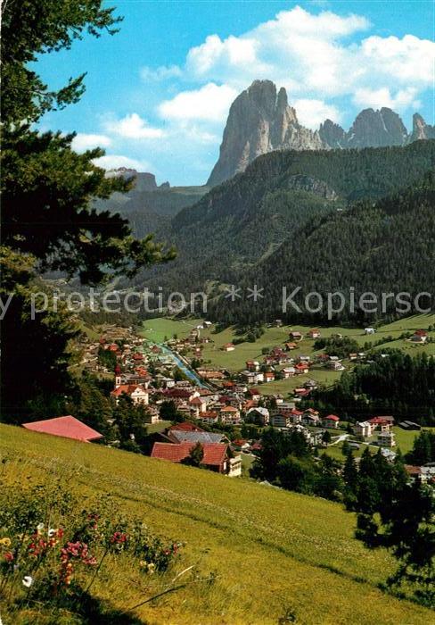 Ortisei St Ulrich Panorama Groedner Tal Dolomiten