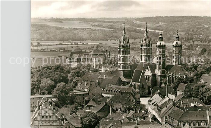 Naumburg Saale Blick zum Dom