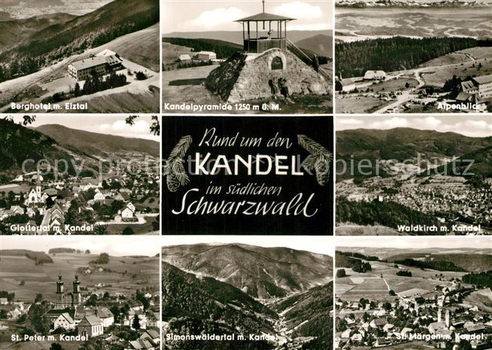 Kandel Breisgau Rund um den Kandel Berghotel Kandelpyramide Simonswaeldertal Sch