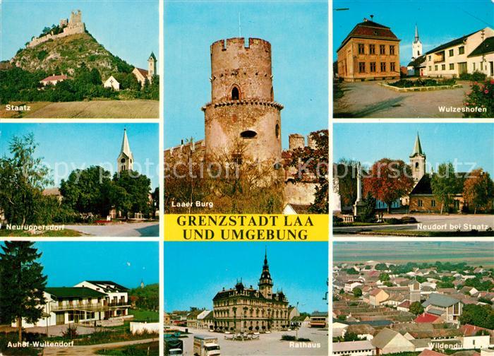 Laa Thaya Grenzstadt und Umgebung